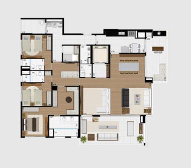 Perspectiva planta 225M2 ampliado