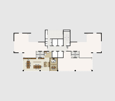 Perspectiva planta 10 andar