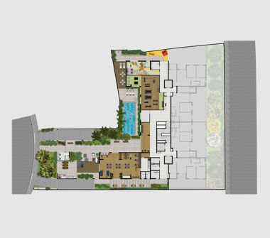  Perspectiva ilustrada da implantação